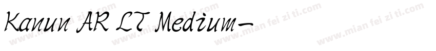Kanun AR LT Medium字体转换